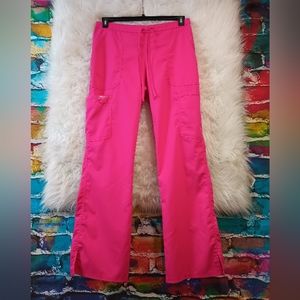 Cherokee Workwear Pink Five Pocket Scrub Pant Size S